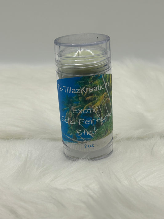 Solid perfume sticks